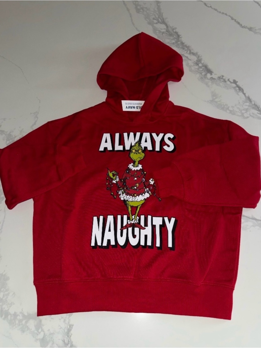 The Grinch Kids Sweatshirt Holiday Hoodie Size 6-7